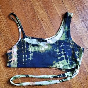 Multi-colored crop top